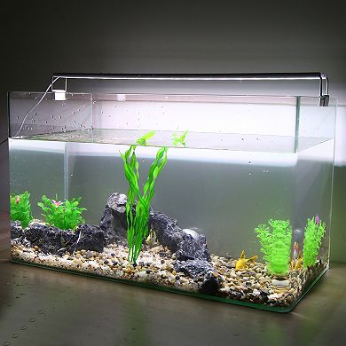 1 Pcs Fish Tank Aquarium Decorations Artificial Plants Plastic Artificial Water Plants Green