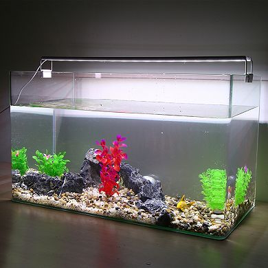 3 Pcs Fish Tank Aquarium Decorations Artificial Plants Plastic Artificial Water Plants Red