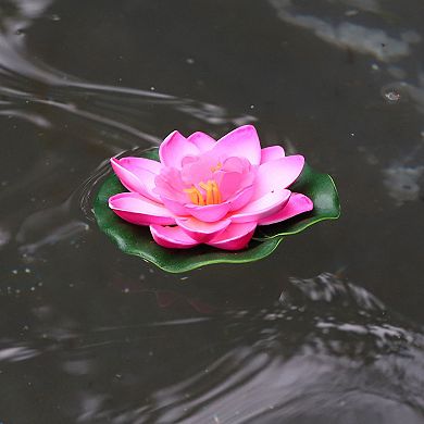 3pcs Garden Ponds Pool Decoration Artificial Lotus Flower