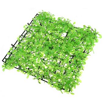 1 pc Fish Tank Artificial Grass Mat Aquarium Artificial Plastic Lawn Decoration Green 10.24"x10.24"