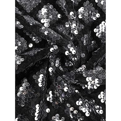 Plus Size Sequin Jackets for Women Long Sleeve Metallic Party Crop Bomber Jacket