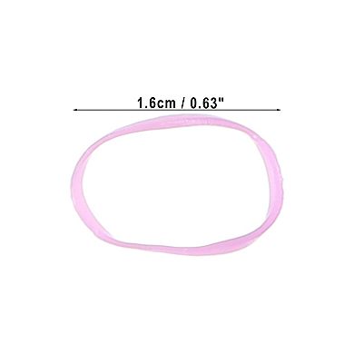 1 Set Fashion Hair Rubber Bands For Women 0.63" Diameter Assorted Color