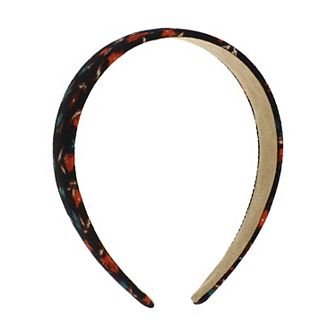1 pc Classic Elegant Retro Floral Headband For Women 4.33" Id Black
