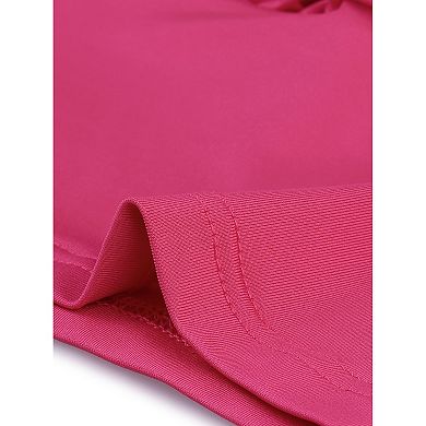 Square Neck Crop Top For Women's Casual Ruched Long Sleeve Solid Fitted Cropped Blouse