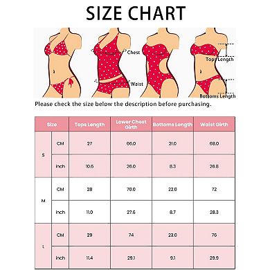 Women's Twist Cross Knot Bikini Top Self-Tie Back 2 Piece Swimsuits