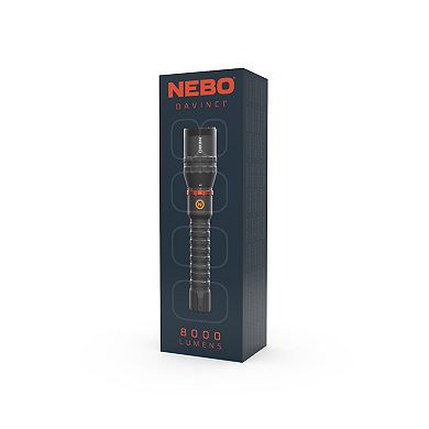 NEBO DAVINCI 8000 Lumens Extra Bright Rechargeable Flashlight