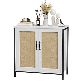 Rattan Buffet Cabinet Modern Sideboard