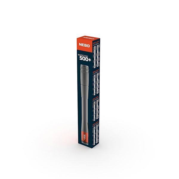nebo flashlight inspector rc LED Pen Light, Black POWER dual fuel technology that adapts to everchanging environments Nebo Inspector RC Flashlight -