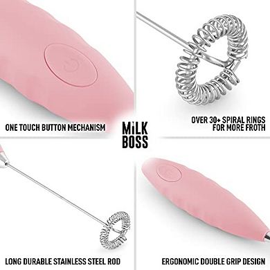 Zulay Kitchen Milk Boss Milk Frother For Coffee