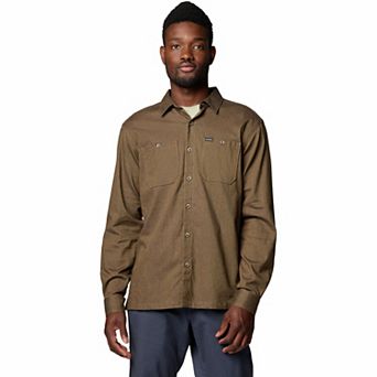 Men's Columbia Pitchstone™ Woven Button Down Long Sleeve Shirt