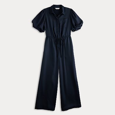 Women's Nine West Puff Sleeve Jumpsuit