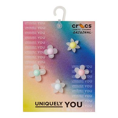 Crocs Iridescent Flowers 5-Pack Jibbitz Croc Shoe Charms
