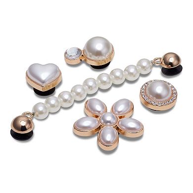 Crocs Dainty Pearly Jewelry 5-Pack Jibbitz Croc Shoe Charms