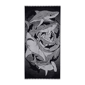 The Big One® Oversized Sharks Beach Towel