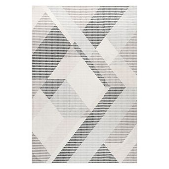 nuLOOM Alesha Modern Striped Machine Washable Area Rug