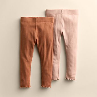 Baby & Toddler Girl Little Co. By Lauren Conrad 2-Pack Lettuce Edge Leggings