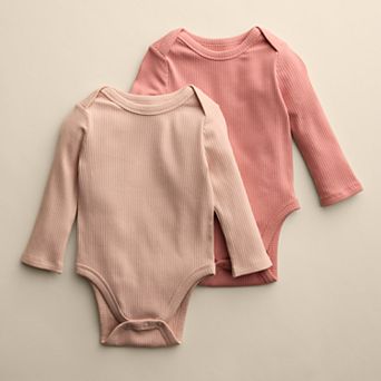 Baby Little Co. By Lauren Conrad 2-Pack Long Sleeve Bodysuits