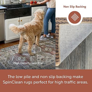 nuLOOM Dori Tribal Easy-Jute Machine Washable Area Rug