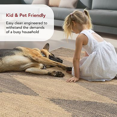 nuLOOM Dori Tribal Easy-Jute Machine Washable Area Rug