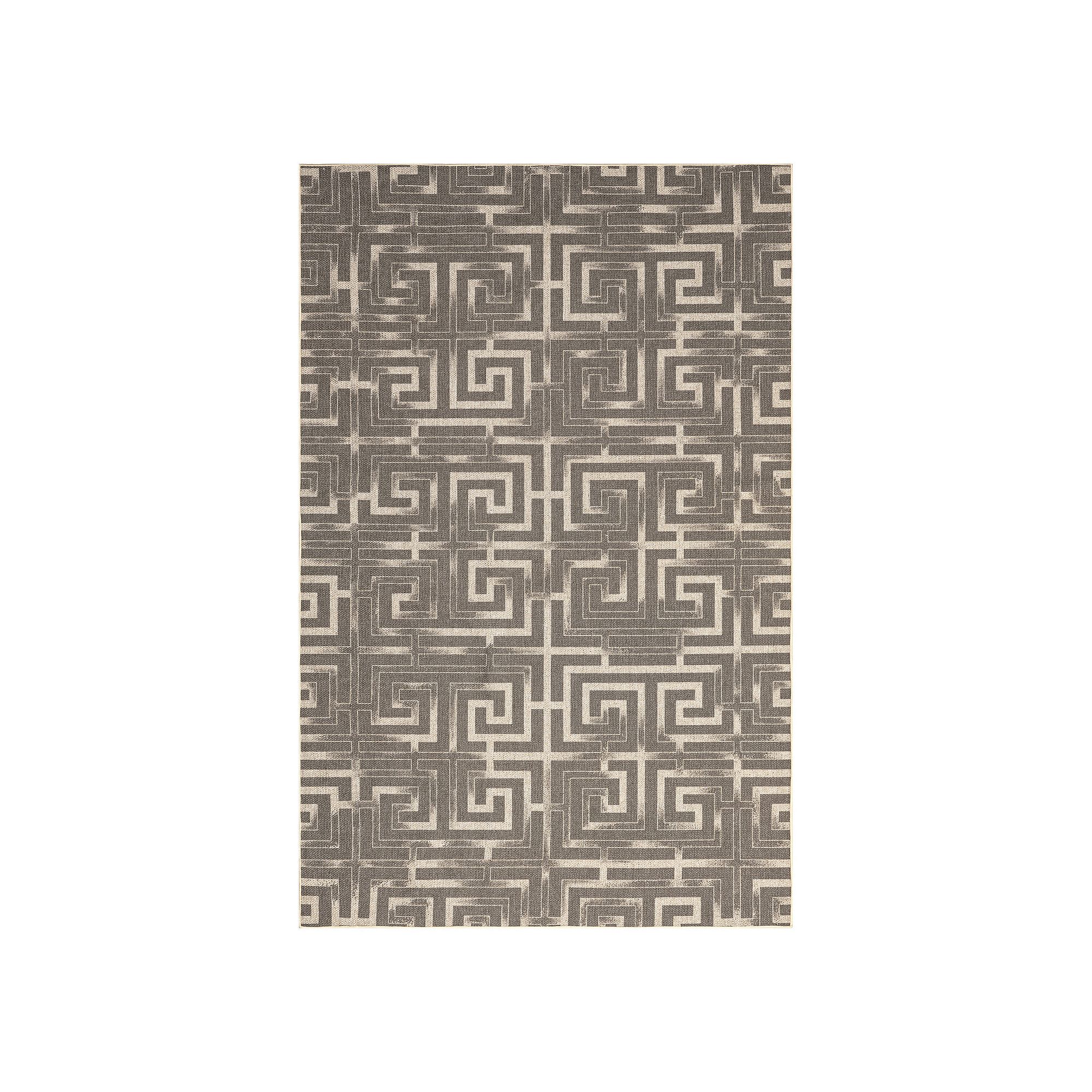 nuLOOM Sufia Geometric Easy-Jute Machine Washable Area Rug, Natural