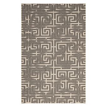 nuLOOM Sufia Geometric Easy-Jute Machine Washable Area Rug