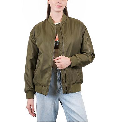 Juniors' Coffee Shop Bomber Jacket