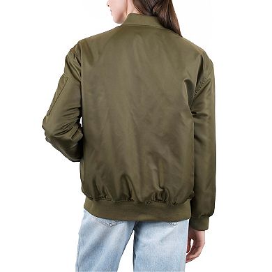 Juniors' Coffee Shop Bomber Jacket