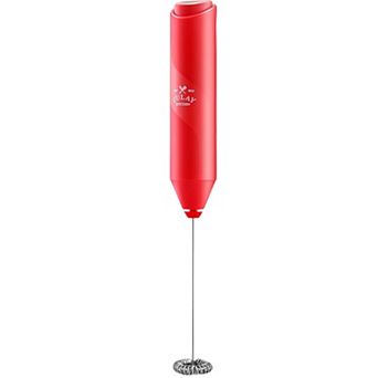 Zulay Kitchen Powerful Milk Frother Wand - FrothMate Mini Milk Frother Handheld Stainless Steel