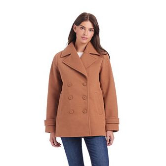Women's d.e.t.a.i.l.s Plush Faux Wool Peacoat