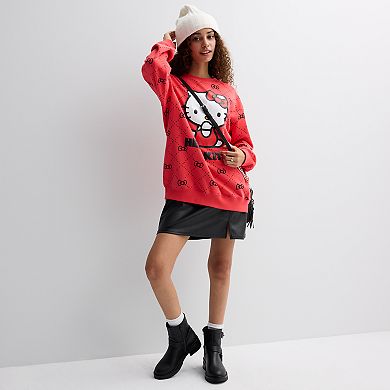 Juniors' Hello Kitty Crewneck Sweatshirt