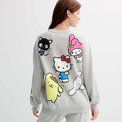 Juniors' Hello Kitty and Friends Crewneck Sweatshirt