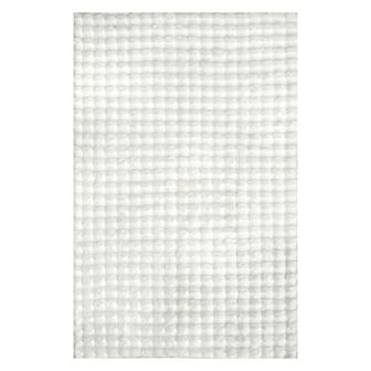 nuLOOM Jeni Solid Faux Rabbit Machine Washable Area Rug