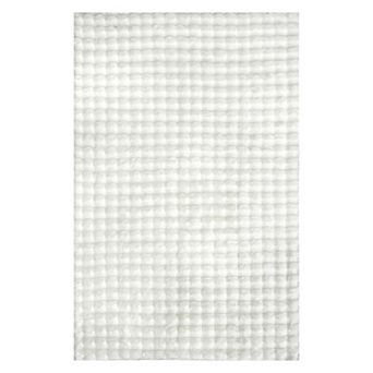 nuLOOM Jeni Solid Faux Rabbit Machine Washable Area Rug