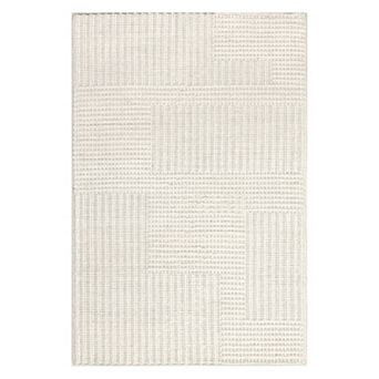 nuLOOM Dorene Contemporary High-Low Striped Wool Area Rug