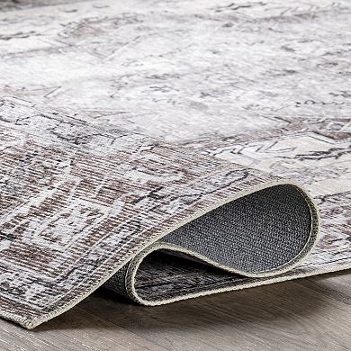 nuLOOM Ari Faded Spill Proof Area Rug