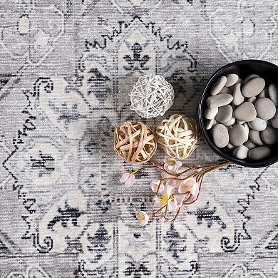 nuLOOM Ari Faded Spill Proof Area Rug