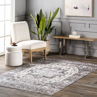 nuLOOM Ari Faded Spill Proof Area Rug
