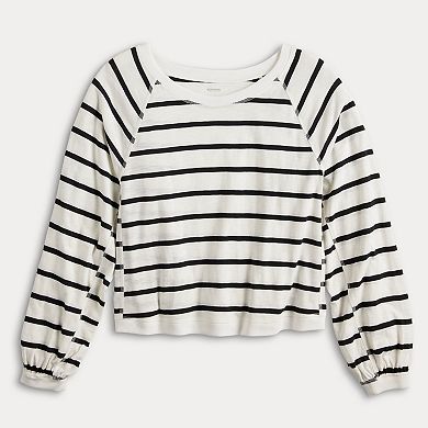 Women's Sonoma Goods For Life® Balloon Sleeve Raglan T-Shirt