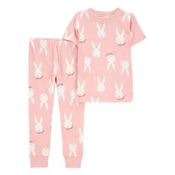 Toddler Girl Carter's 2 pc Bunny Snug Fit Cotton Pajama Top & Pajama Pants Set