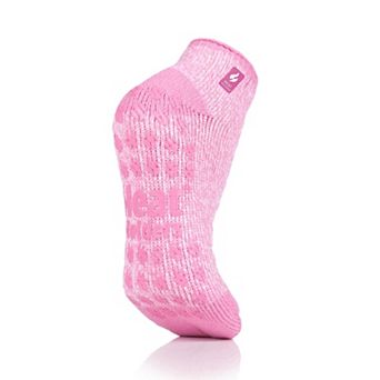 Heat Holders Women's Original 7X Warmer Twist Ankle Slipper Socks with Grippers