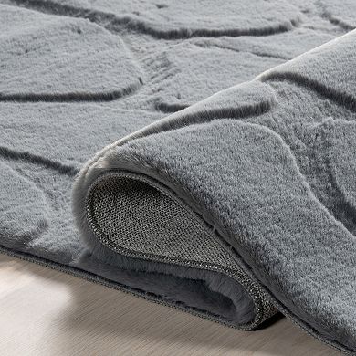 nuLOOM Jireh Modern Plush Geometric Machine Washable Area Rug