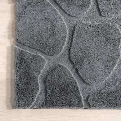 nuLOOM Jireh Modern Plush Geometric Machine Washable Area Rug