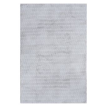 nuLOOM Nia Tile Faux-Fur Rabbit Machine Washable Area Rug