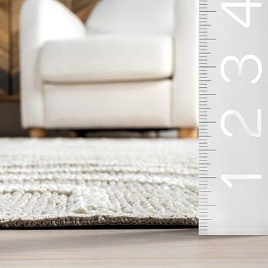 nuLOOM Hartlyn Modern Arches Machine Washable Area Rug