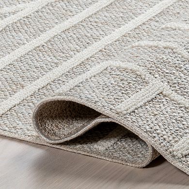 nuLOOM Hartlyn Modern Arches Machine Washable Area Rug