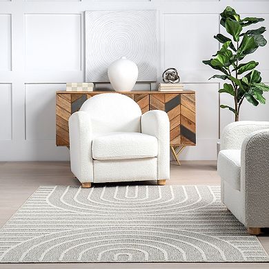 nuLOOM Hartlyn Modern Arches Machine Washable Area Rug