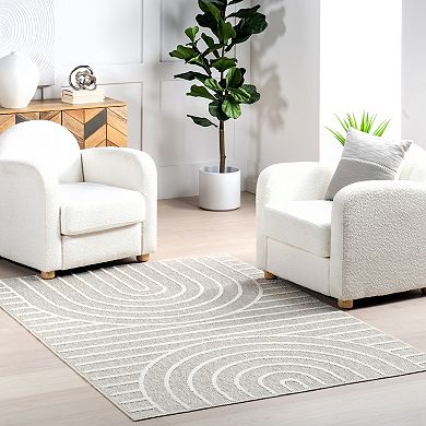 nuLOOM Hartlyn Modern Arches Machine Washable Area Rug