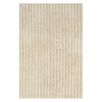 nuLOOM Kai Stripe Faux-Fur Rabbit Machine Washable Area Rug
