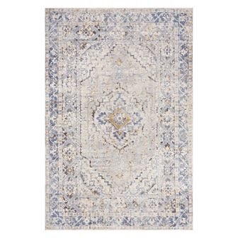 nuLOOM Vintage Medallion Machine Washable Area Rug