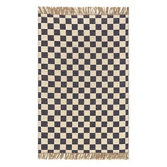nuLOOM Connie Checkered Tasseled Area Rug